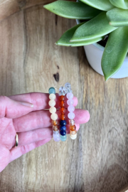 Chakra kinderarmband 6mm