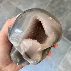 Schedel geode agaat