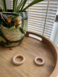Standaard hout 45mm voor bol edelsteen