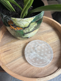 Seleniet schijf Flower of life