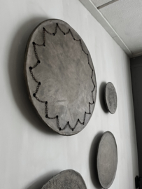Wandbord PMR met roestige ketting