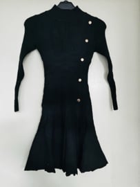 Button dress - Black