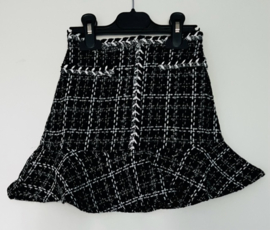 Plaid skirt - Black