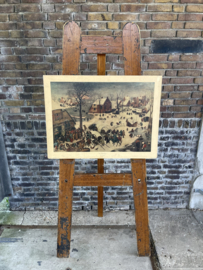 schoolplaat schilderij