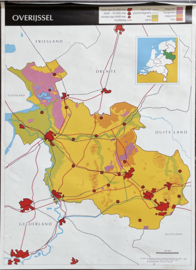 oude schoolplaat provincies