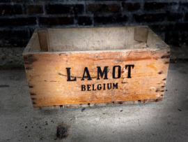 LAMOT Belgium houten bierkrat