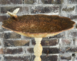 hoog vogelbadje gietijzer