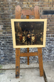 oude schoolplaat schilderij