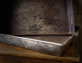 metalen extra grote tray - BBQ platter