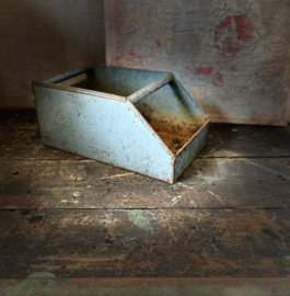 industriële bak blauw