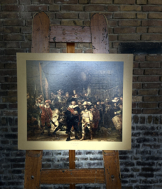 oude schoolplaat schilderij