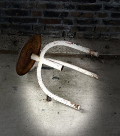 kruk, gebogen 3poot kruk