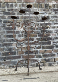 metalen kandelaar 5armig