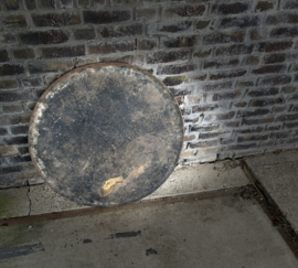 bakplaat rond, bakkersplaat metaal, bakken
