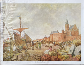 oude schoolplaat stadsbeeld