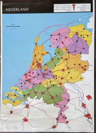 oude schoolplaat Nederland & Europa