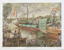 schoolplaat op het water