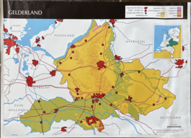 oude schoolplaat provincies