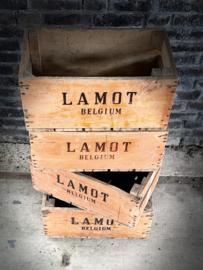 LAMOT Belgium houten bierkrat
