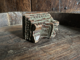 houten ornament  wandkandelaar - K GD