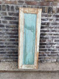 paneel, luik van hout zwart/blauw