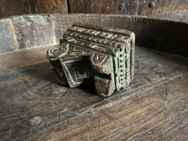 houten ornament  wandkandelaar - K GD