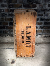LAMOT Belgium houten bierkrat