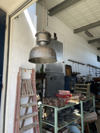 metalen hanglamp, industriële plafondlamp