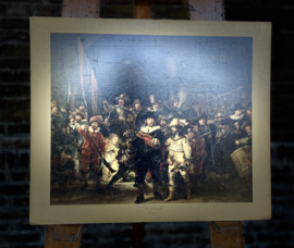schoolplaat schilderij