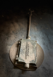 wafelijzer, gietijzeren wafelijzer