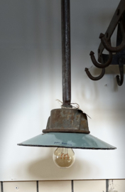 industrieel hanglamp groen