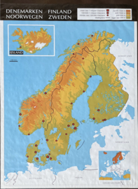 oude schoolplaat Nederland & Europa