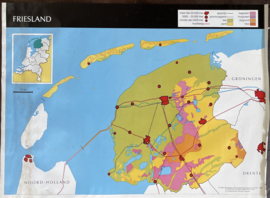 oude schoolplaat provincies