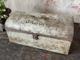 Broodtrommel met tekst BROOD
