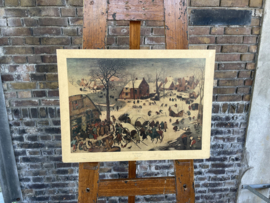 schoolplaat schilderij