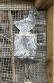 dieren wand kandelaar metaal