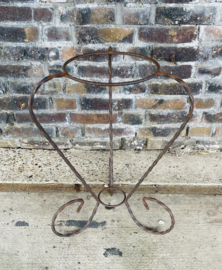 metalen standaards, plantenstandaard boog krullende poten