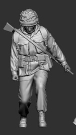 F-alk45 Stretcher bearer left front.