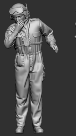 F-ABL12 Tankist Belgian commander in overall