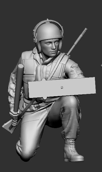 F-GB41 Kneeling Shielder (Shield guy)