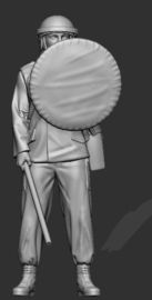 F-AME02 ME'er met de stok laag.