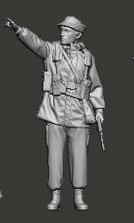 F-CC05 Pointing Soldier Rain coat