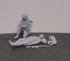 F-alk50 wounded on the ground