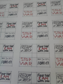 F-RCV09 Protest met bord