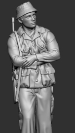 F-CC26 leaning with rifle