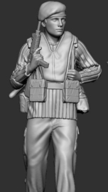 F-MARN02 Uzi gunner taking a break