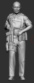 F-FAL07 Civilian police ready to move