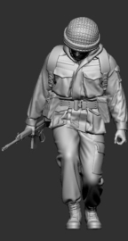 F-alk46 Stretcher bearer Right  front.