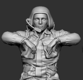 F-alk36 FV Crew, commander Hanging in the turret