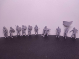 F-AME01 ME'er met de stok hoog.